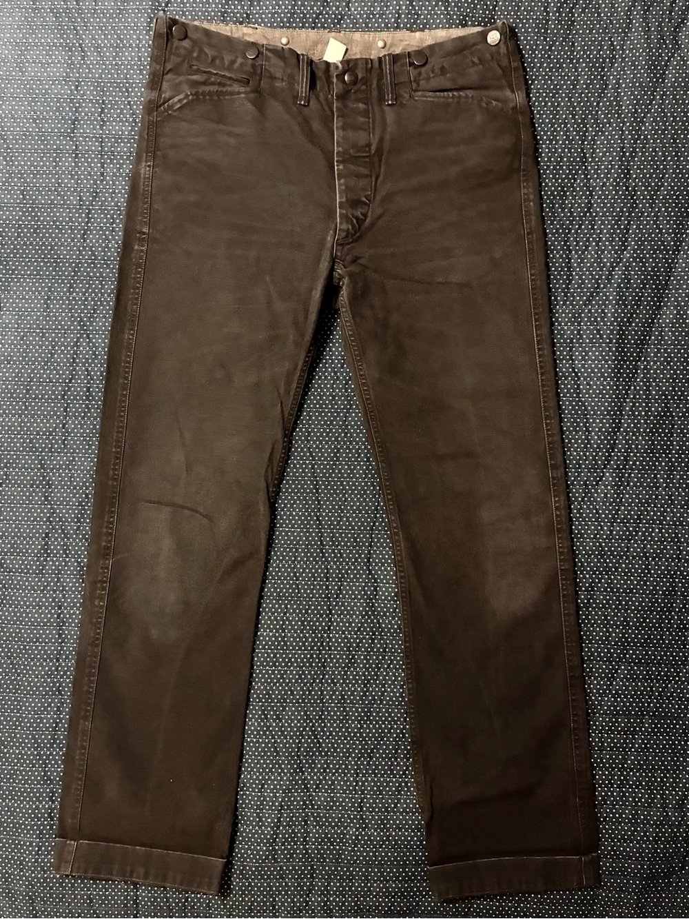 DOUBLE RL RALPH LAUREN RRL SELVEDGE CANVAS PANTS- 34X34 - Picture 3 of 13